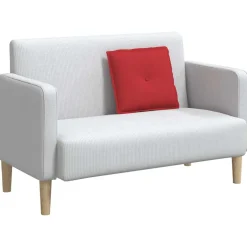 vidaXL Rugkussen Rood 50 x 19 x 45 cm Stof