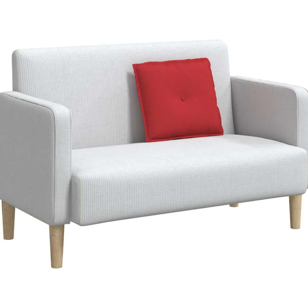 vidaXL Rugkussen Rood 50 x 19 x 45 cm Stof