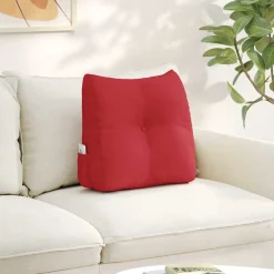 vidaXL Rugkussen Rood 45 x 24 x 50 cm Stof
