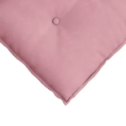 vidaXL Rugkussen Roze 50 x 45 cm Katoen Stof