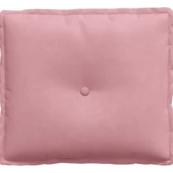 vidaXL Rugkussen Roze 50 x 45 cm Katoen Stof