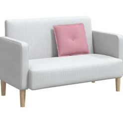 vidaXL Rugkussen Roze 50 x 45 cm Katoen Stof