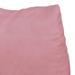 vidaXL Rugkussen Roze 45 x 20 x 35 cm Cordstof