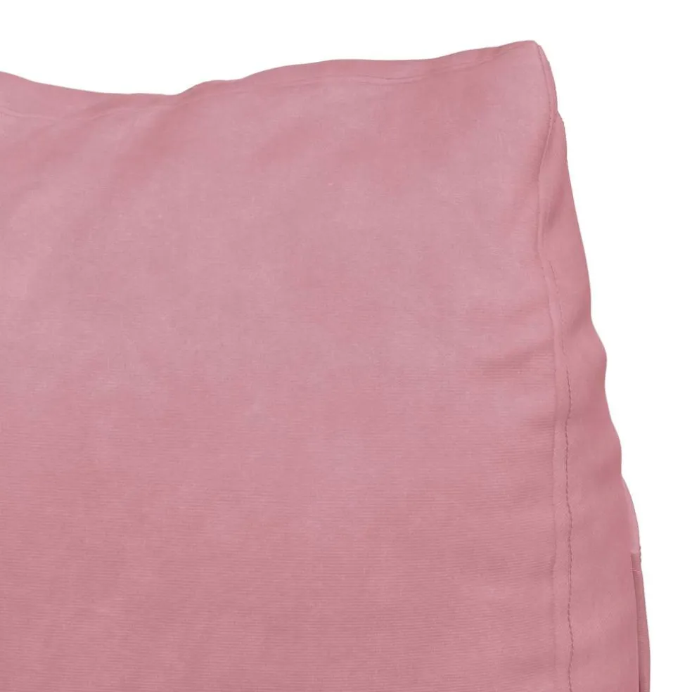 vidaXL Rugkussen Roze 45 x 20 x 35 cm Cordstof