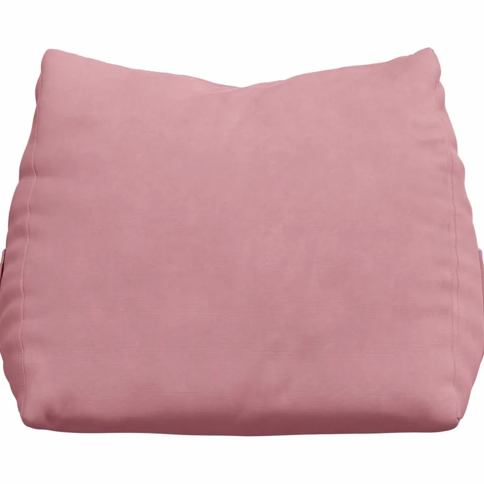vidaXL Rugkussen Roze 45 x 20 x 35 cm Cordstof