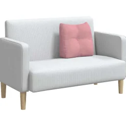 vidaXL Rugkussen Roze 45 x 24 x 50 cm Fluweel