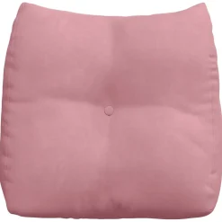 vidaXL Rugkussen Roze 45 x 24 x 50 cm Fluweel