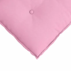 vidaXL Rugkussen Roze 50 x 19 x 45 cm Stof