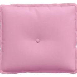 vidaXL Rugkussen Roze 50 x 19 x 45 cm Stof