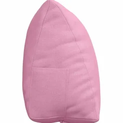vidaXL Rugkussen Roze 45 x 20 x 35 cm Stof