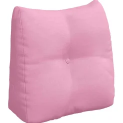 vidaXL Rugkussen Roze 45 x 24 x 50 cm Stof