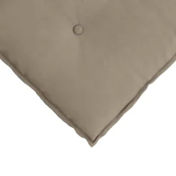 vidaXL Rugkussen Taupe 60 x 50 cm Microvezel Stof