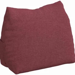 vidaXL Rugkussen Wijnrood 45 x 20 x 35 cm Stof