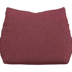 vidaXL Rugkussen Wijnrood 45 x 20 x 35 cm Stof