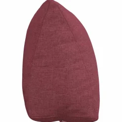 vidaXL Rugkussen Wijnrood 45 x 20 x 35 cm Stof