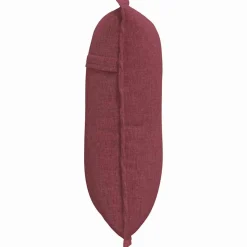 vidaXL Rugkussen Wijnrood 50 x 19 x 45 cm Stof