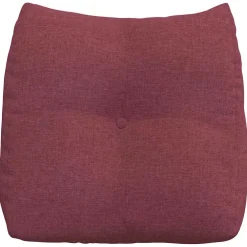 vidaXL Rugkussen Wijnrood 45 x 24 x 50 cm Stof