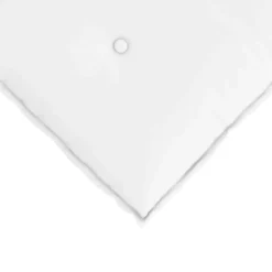 vidaXL Rugkussen Wit 50 x 19 x 45 cm Stof