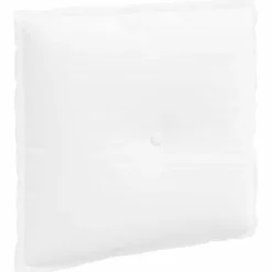 vidaXL Rugkussen Wit 50 x 19 x 45 cm Stof