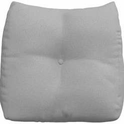 vidaXL Rugkussen Wolkengrijs 45 x 24 x 50 cm Stof