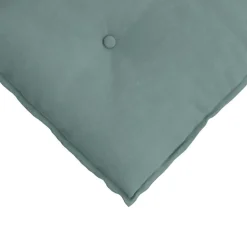 vidaXL Rugkussen Zeegroen 50 x 45 cm Katoen Stof