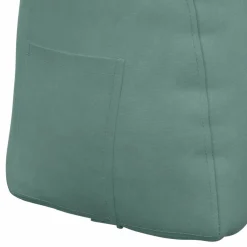 vidaXL Rugkussen Zeegroen 45 x 24 x 50 cm Fluweel