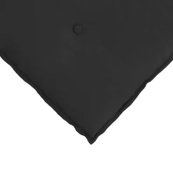 vidaXL Rugkussen Zwart 50 x 45 cm Microvezel Stof