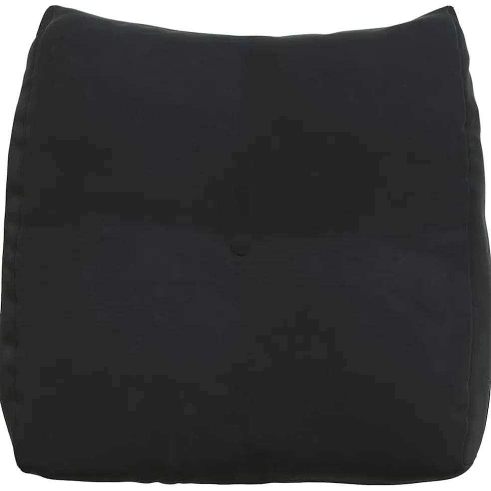 vidaXL Rugkussen Zwart 45 x 24 x 50 cm Fluweel