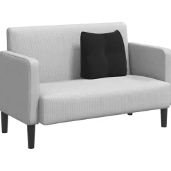 vidaXL Rugkussen Zwart 45 x 24 x 50 cm Fluweel