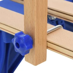 vidaXL Rugleuning voor slee multiplex blauw