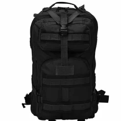 vidaXL Rugzak legerstijl 50 L zwart
