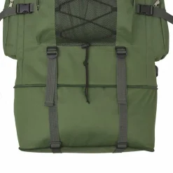 vidaXL Rugzak legerstijl XXL 100 L groen