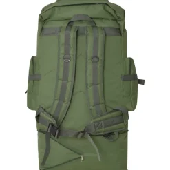 vidaXL Rugzak legerstijl XXL 100 L groen