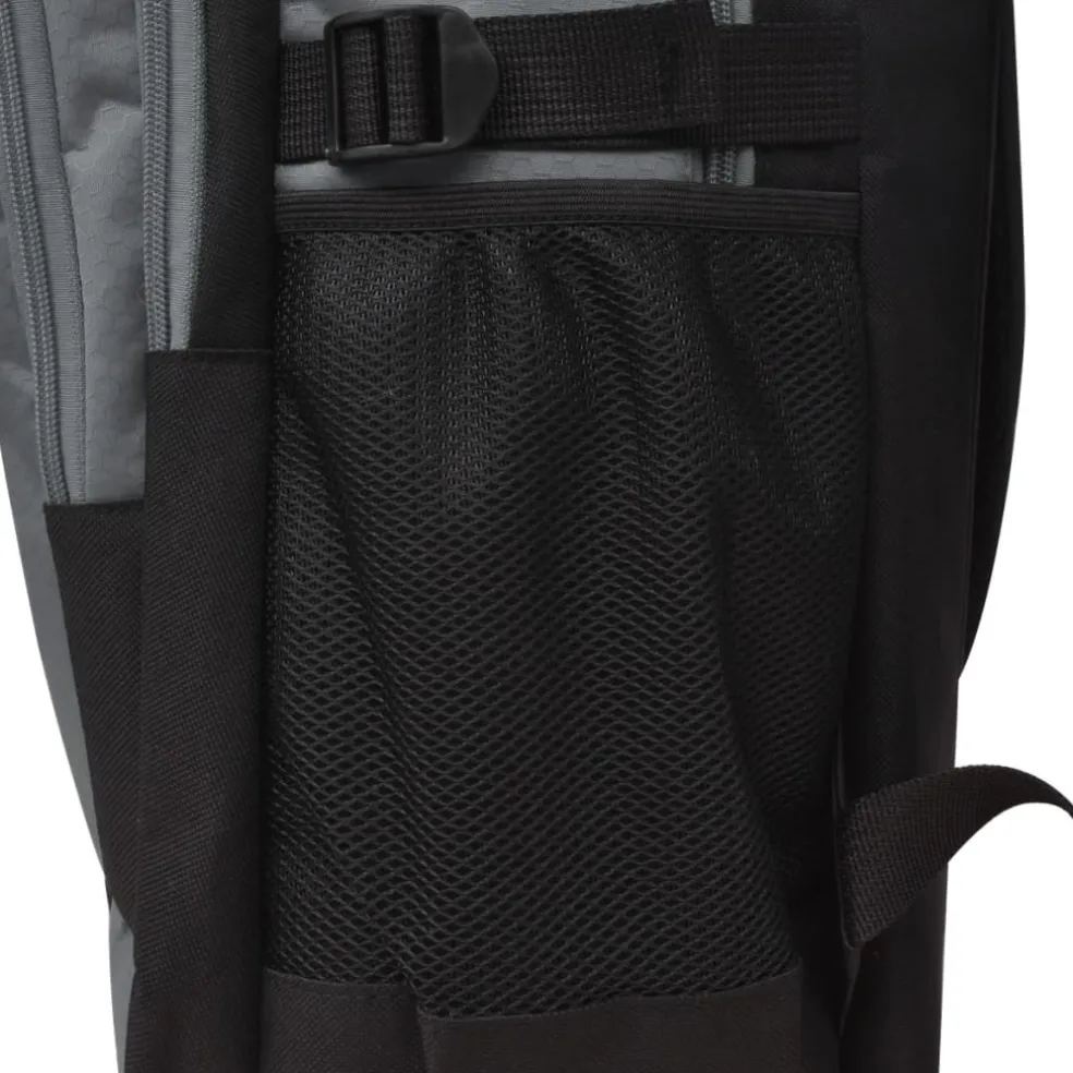 vidaXL Rugzak voor school 40 L zwart en grijs
