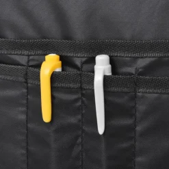vidaXL Rugzak voor school 40 L zwart en grijs
