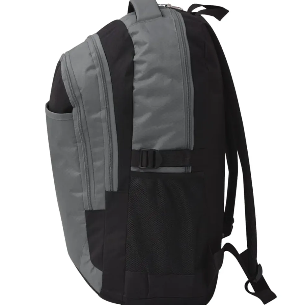 vidaXL Rugzak voor school 40 L zwart en grijs