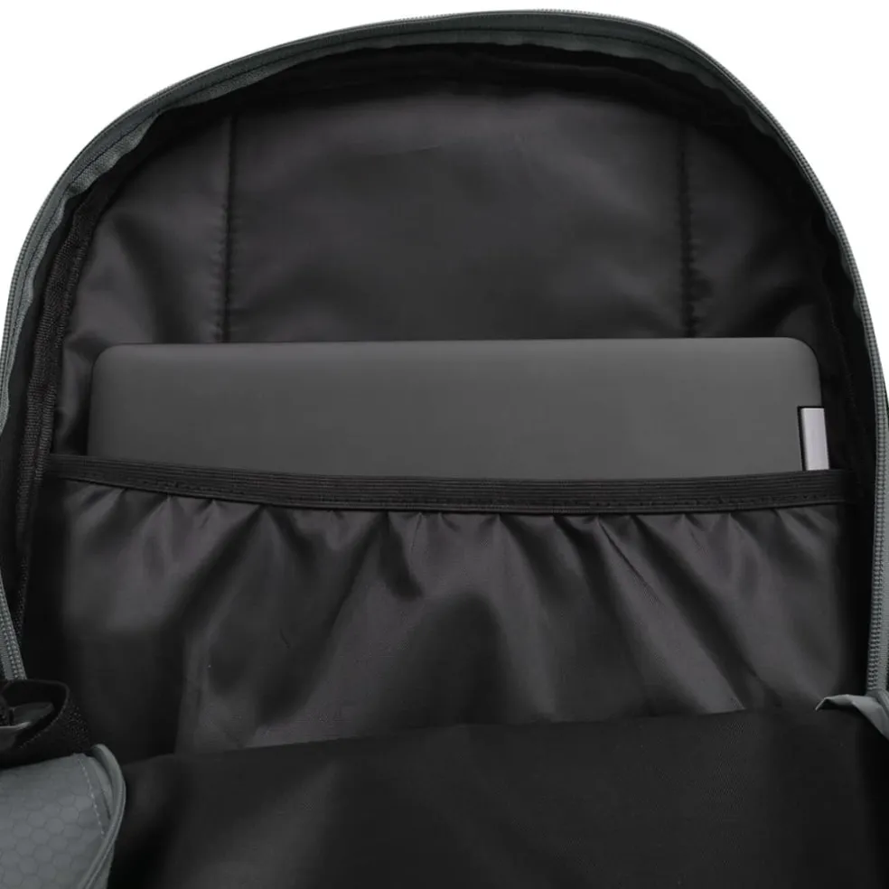 vidaXL Rugzak voor school 40 L zwart en grijs