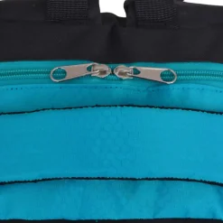 vidaXL Rugzak voor school 40 L zwart en blauw