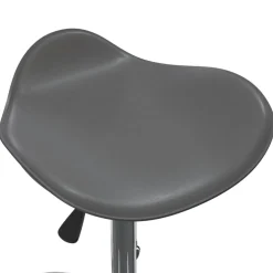 vidaXL Salonkruk kunstleer grijs