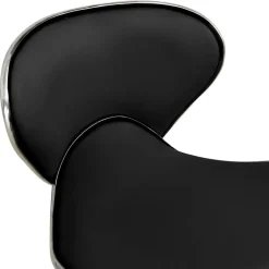 vidaXL Salonkruk kunstleer zwart