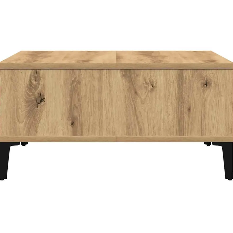 vidaXL Salontafel Artisan Eiken 60 x 60 x 30 cm