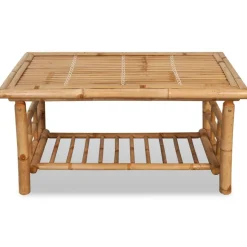 vidaXL Salontafel bamboe 90x50x45 cm