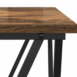 vidaXL Salontafel Gerookt eiken 80 x 80 x 45 cm