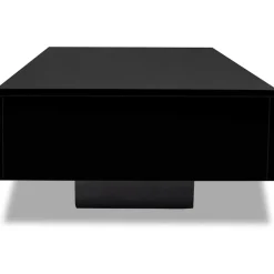 vidaXL Salontafel hoogglans zwart