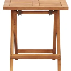 vidaXL Salontafel inklapbaar 40x40x40 cm massief acaciahout