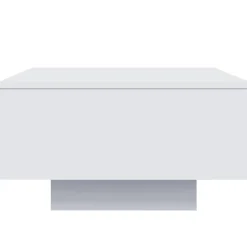 vidaXL Salontafel met LED-verlichting 55x55x31 cm wit