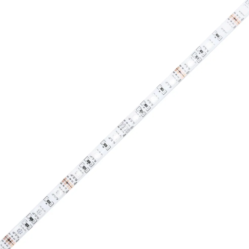 vidaXL Salontafel met LED-verlichting 55x55x31 cm wit