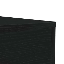 vidaXL Salontafel met LED-verlichting 50x50x40 cm zwart eikenkleurig