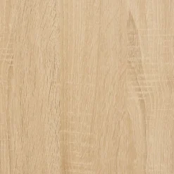 vidaXL Salontafel met LED-verlichting 55x55x31 cm sonoma eikenkleurig
