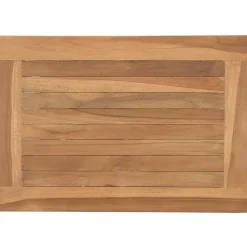 vidaXL Salontafel met opslag Bruin 50 x 35 x 45 cm Massief Teakhout